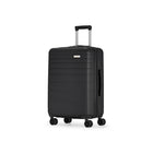 Bondstreet Panoramic 26.5" ABS/PC Hardside Medium Check-in Luggage - Black-Made of lightweight and resistant ABS/PC