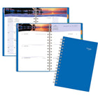 Mead 2027 Tropical Escape Weekly/Monthly Planner - 8-1/2" H x 5-1/2" W - Assorted Colours - Bilingual-Twin coil bound