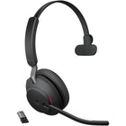 Jabra Evolve2 65 Mono Wireless On-Ear Headset - Teams-Connect two Bluetooth enabled devices at the same time, including mobile device and computer.