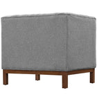 Modway Panache Upholstered Fabric Armchair - Expectation Grey-Finely Upholstered Fabric