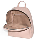 Nicci Backpack with Front Zipper Pocket - Blush-Front zipper pocket