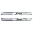 Sharpie Fine Tip Metallic Permanent Markers - Silver - 2 Pack-Includes all the features you expect from a Sharpie, including fast-drying permanent ink and the ability to mark almost any surface