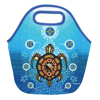 Oscardo Medicine Turtle by James Jacko Lunch Bag-Authentic Indigenous Art Designs - Showcases stunning artwork by First Nations, Inuit, and Métis artists from across Canada, bringing Indigenous culture and creativity to everyday life