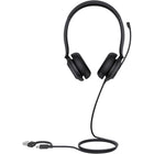 Yealink UH35 Wired USB-C/A Headset - Microsoft Teams - Black-The busylight will automatically glow red when you are on the call or in the meeting to reduce external interference and improve work efficiency. You can also manually turn on the busylight to indicate your working state directly and block outside distractions