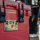 RovR CoolR 25 Quart Hard Cooler with Shoulder Strap - Coral-Specifically designed to store glass wine and spirit bottles upright