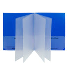 C-Line Classroom Connector Multi-Pocket Folders - Blue - 15 Pack-The standard folder pockets are imprinted with 'Home' and 'School' designations, in both English and Spanish