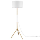 Modway Natalie Tripod Floor Lamp - White Natural-Bulb: 1 E26 40W Max (Not Included)