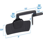 Mount-It! Monitor Copyholder Document Clip - Black-6