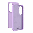 Blu Element - Étui MagSafe en silicone pour Samsung Galaxy S26, Lavande-Doublure protectrice en microfibre