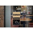 Royal Sovereign Hanging Open/Close Business Sign - 9" W x 22" H-Business Sign Dimension: W 9 in x H 22.8 in