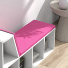 HOMCOM Bookshelf with Reading Nook - Pink-Assembly required