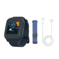 myFirst Fone S3+ Smart Watchphone for Kids - Space Blue-It comes with comprehensive communication features, including 4G network, Wi-Fi, voice & video calls, and voice & text messages, ensuring smooth and stable daily communication