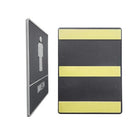 Futech Man with Braille Washroom Sign - Grey - 2 Pack-Braille Design