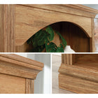 Sauder Arch 5-Shelf Bookcase - Sindoori Mango-Dimensions: 29-1/4" W x 13-1/2" D x 71-3/8" H