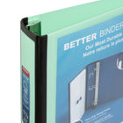 Staples Better Binder - 1-1/2" - Mint-Framed clear window makes these ideal for use as presentation binders