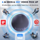 EMEET OfficeCore M3 Battery-Powered USB/Bluetooth Speakerphone-5W Hi-Fi speaker, auto switch between conference mode & music mode
