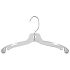 Eddie's Children's 14" Plastic Top Hangers - Clear - 100 Pack-Children's Plastic Top Hangers