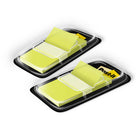 Post-it 1" x 1.7" Flags - Bright Green - 50 Flags/Dispenser - 2 Dispensers/Pack-1" wide flag in bright green colour