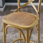 Modway Gear Bar Stool - Natural-Non-Marking Foot Caps