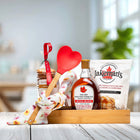 Peter & Paul's Gifts Flippin In Love Gift Basket-Candy Hearts Tea Towel