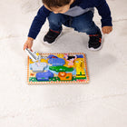 Melissa & Doug Safari Wooden Chunky Puzzle With Wild Animal Theme - 8 Pieces-8