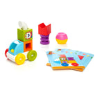 SmartMax My First Build & Drive Playset - Set of 20-Develops: Fantasy & Creation, Hand-Eye Coordination, Language & Communication, Color and Shape Recognition, and Balance & Stacking