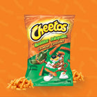 Cheetos Crunchy Cheddar Jalapeno Cheese Flavoured Snacks - 54g - 40 Pack-Crunchy snack