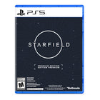 Starfield Premium Edition for PlayStation 5-Premium edition includes: Starfield base game, Terran Armada story DLC (upon release), Shattered Space story expansion, 1,000 Creation Credits, Constellation Skin Pack, Equinox laser rifle, spacesuit, helmet and boost pack, and access to Starfield digital artbook and digital original soundtrack