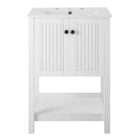 Modway Steam 24" Bathroom Vanity - White-Modern Bathroom Vanity
