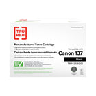 Tru Red Remanufactured Toner Cartridge - Canon 137 Black - Standard Yield-Yields up to 2,400 pages