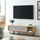 Modway Kurtis 60" TV Stand - Oak-MDF and Particleboard
