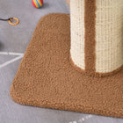 PawHut 36" Cat Tree with Sisal Mat Scratching Post and Cushion Bed - Brown-Multi-level design satisfy your pet's desire to climb 