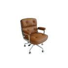 Plata Import Looby Office Chair, Tan (LS-8298-T)-PU Leather Seat