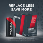 Duracell Procell D Alkaline Batteries - 12 Pack-Packaged in bulk and individually date-coded for effective inventory management