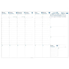 Quo Vadis 2026 Prenote Weekly Planner - 8.25" x 11.75" - Assorted Colours - English-Stitched binding