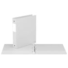 Davis Group Premium Economy Binder - Round Ring - 1.5" - White - 6 Pack-1.5"