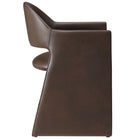 Modway Talia Vegan Leather Dining Armchair - Espresso-Fully Assembled