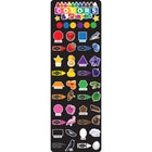 Ashley Productions Smart Poly The Original Fun Mat Mat Runner - 15.5" x 47" - Colours and Shapes-Measurements and Design: The Colours and Shapes Mat Runner measures 15.5" x 47".