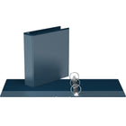 Davis Group Easyview Premium Binder - Round Ring - Customizable - 2" - Navy Blue - 6 Pack-2"