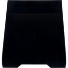JAM Paper Stackable Paper Organizer Trays - Black - 2 Pack-Stacked Letter Size Trays: 9.75 Inches Wide x 12.5 Inches Long x 3.875 Inches Tall