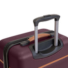 Bugatti Cannes Collection 21.5" Hardside Carry-on Luggage - Fig-Lined interior with dividing panel, practical pocket and tightening straps to keep content organized and in place