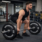 MotionGrey Premium Weight Plates - Olympic Barbell Plates for Strength Training - 15 lb Set of 2-5