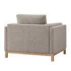 Modway Roscoe Fabric Armchair - Pewter-Assembly Required