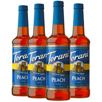Torani Sugar Free Peach Syrup - 750 mL - 4 Pack-The syrup comes with none of the calories and zero sugar!