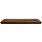 Entrepot La Grange Floating Shelf with Hardware - 36" L x 8" D x 2" T - Medium Walnut-Includes Support