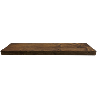 Entrepot La Grange Floating Shelf with Hardware - 36" L x 8" D x 2" T - Medium Walnut-Includes Support