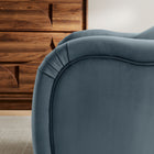 Modway Compose Performance Velvet Accent Chair - Cadet Blue-Dense Foam Padding