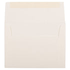 JAM Paper A6 Strathmore Invitation Envelopes - 4.75" x 6.5" - Natural White Laid - 50 Pack (29376I)-Size: A6 (4.75 x 6.5 inches)