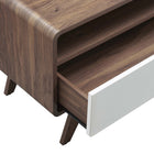 Modway Transmit 60" TV Stand - Walnut White-8