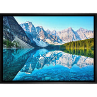 Moraine Lake - Framed Canvas - 31" x 22"-High-quality art print professionally matted and framed